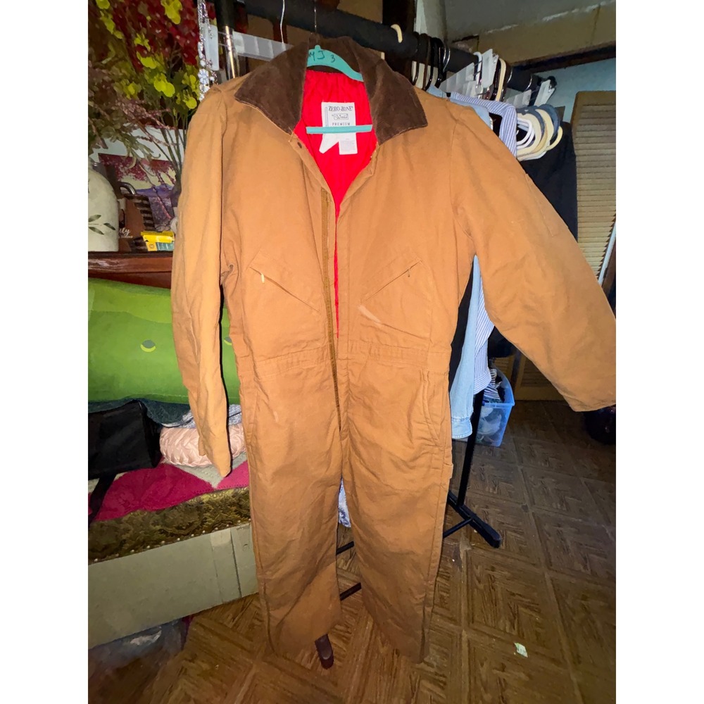 Carhartt Men's Brown Duck Insulated Barn Coat